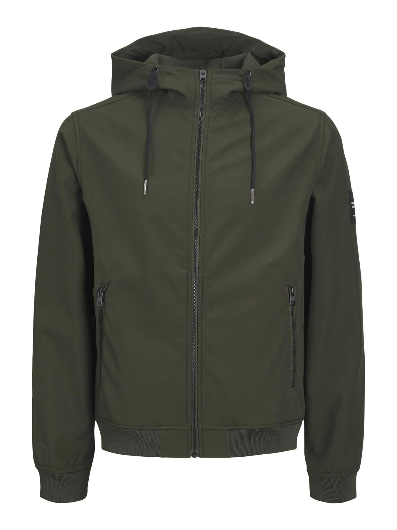 Jack & Jones Softshell Hoodie Jacket For Men (JJEBASIC) in 2 Colours, L-XL