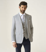 Skopes Carter Tailored Fit Jacket For Men in Brown Puppytooth, 36S-62L