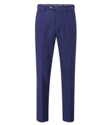 Skopes Men's  Tailored Fit Suit Trouser Herringbone Jude in Navy Waist 32 to 56