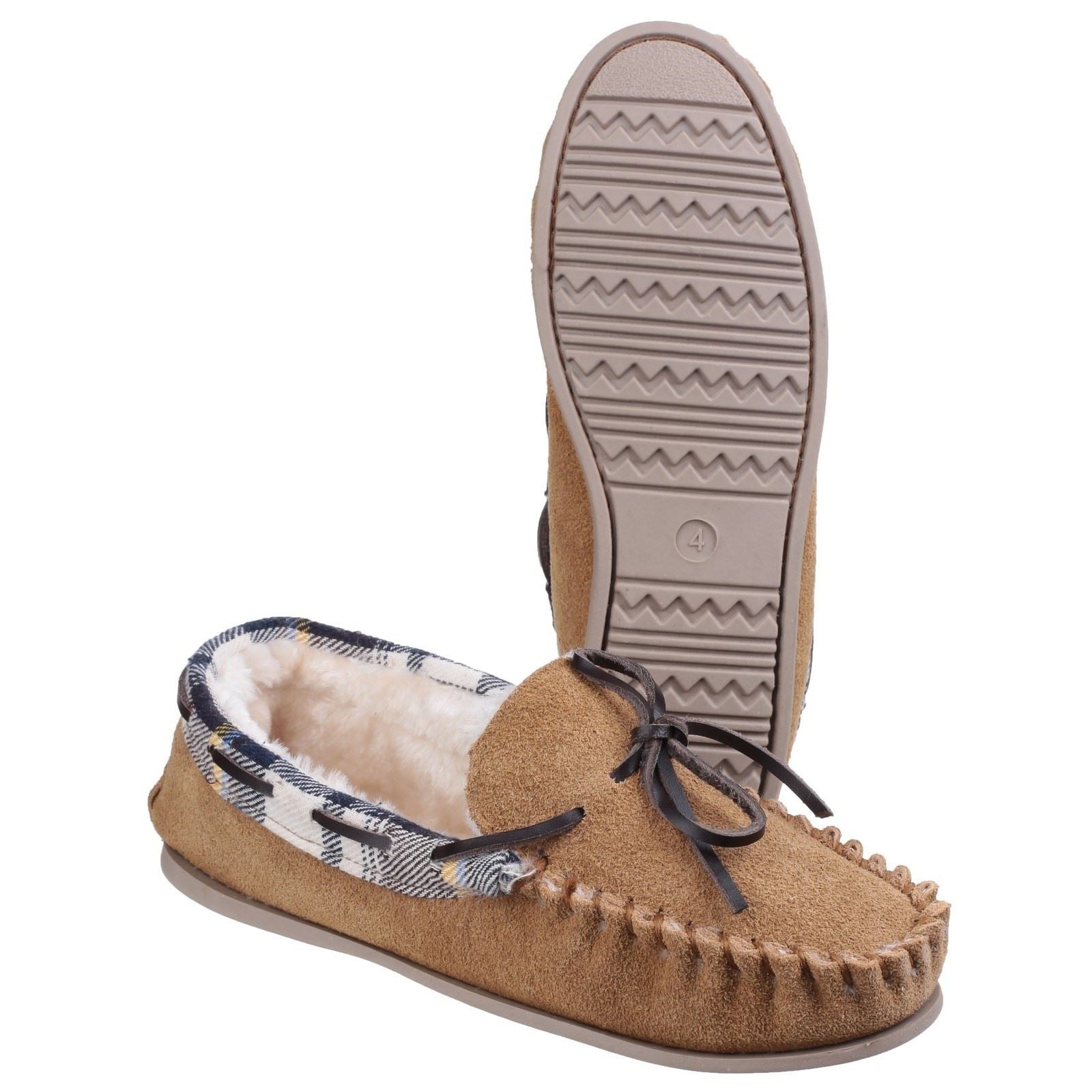 Cotswold Women Classic Slippers - Kilkenny Moccasin in 2 Colours, 3-8