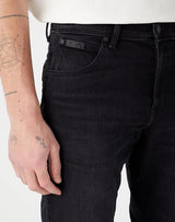 Wrangler Men Texas Slim Fit Medium Stretch Jeans In Black Waist Size 38 To 44