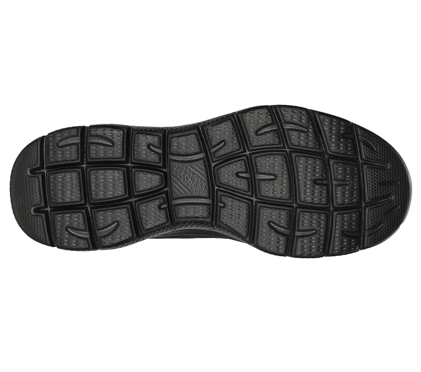 Skechers Slip On Sneaker Shoe For Men Summits High Range Mesh Slip-Ins in Black/Black, 5.5-14