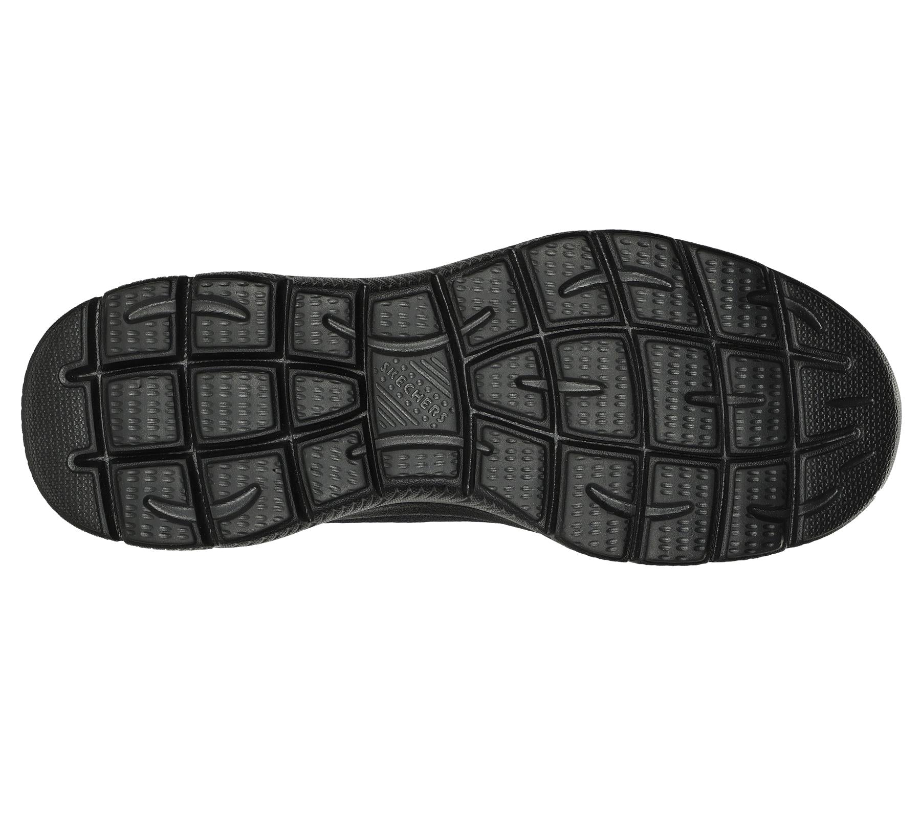 Skechers Slip On Sneaker Shoe For Men Summits High Range Mesh Slip-Ins in Black/Black, 5.5-14