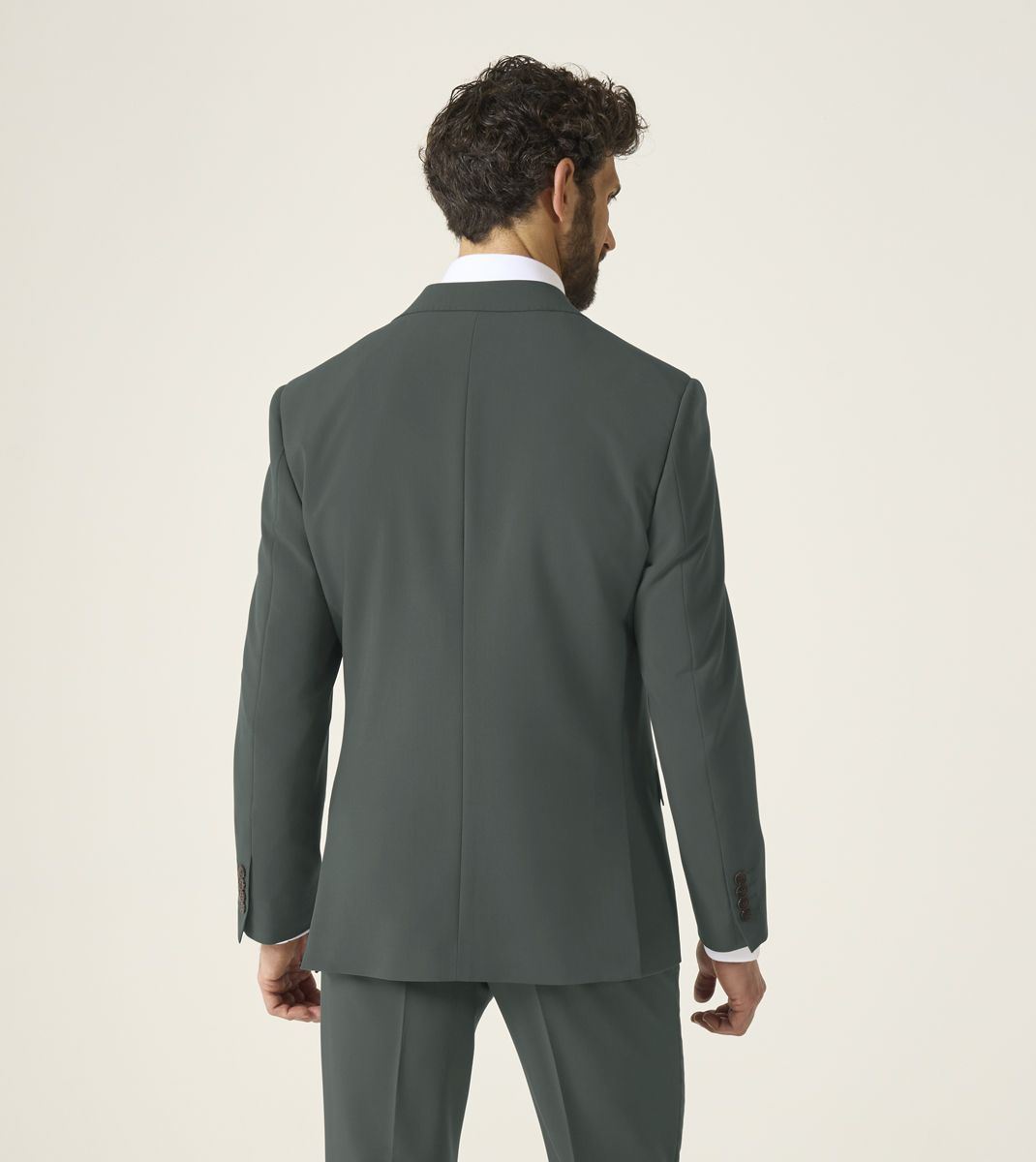 Skopes Beckett Suit Tailored Fit Jacket For Men in Mid Green, 36S-62L