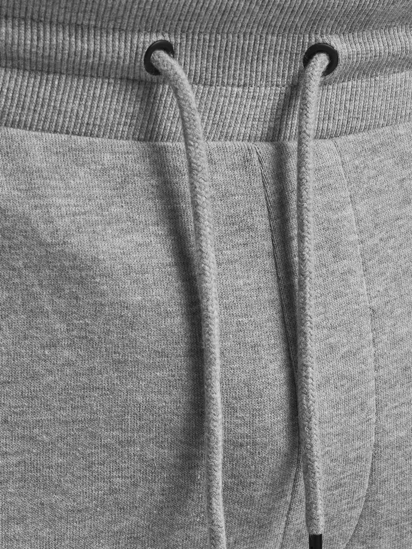 Jack & Jones Plus Size Men's Gordon Shark Sweat Pant With Ribbed Cuffs And Logo in 40-54, 3 Colours