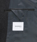 Skopes Men's Plus Size Wool Blend Overcoat In Charcoal Size Small To 4Xl