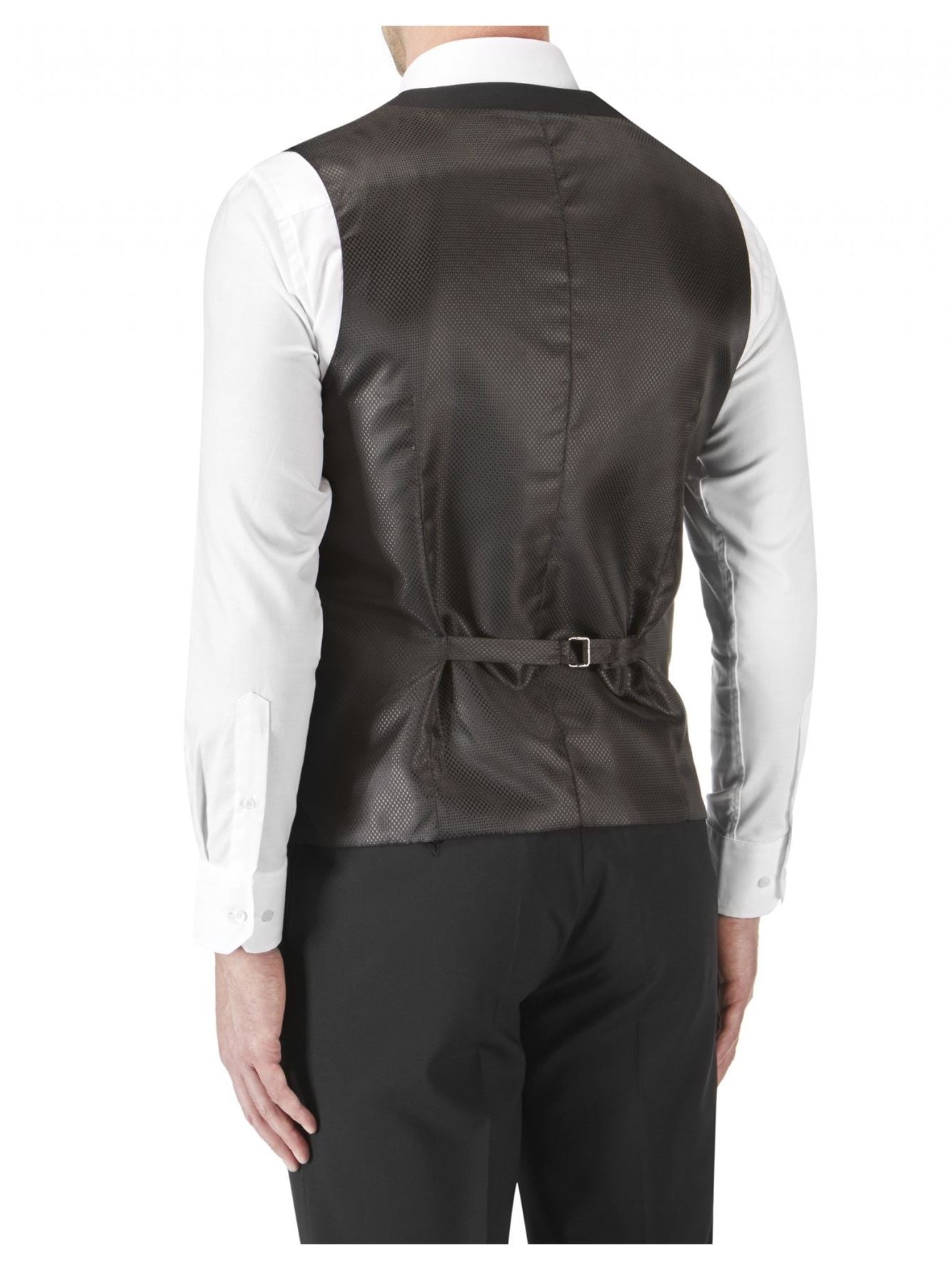SKOPES Wool Rich Darwin Black Waist Coat