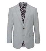 Skopes Carter Tailored Fit Jacket For Men in Brown Puppytooth, 36S-62L