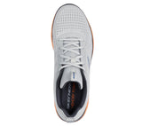 Skechers Lace Up Shoe For Men Summits Torre in Gray/Orange, 5.5-13
