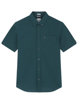 Ben Sherman Big Size Signature Oxford Short Sleeve Shirt For Men in 2 Colours, 2XL-5XL