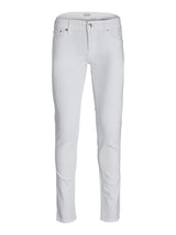 Jack & Jones Slim Fit Jeans For Men (JJIGLENN JJORIGINAL MF 221 SN) in White, 31W