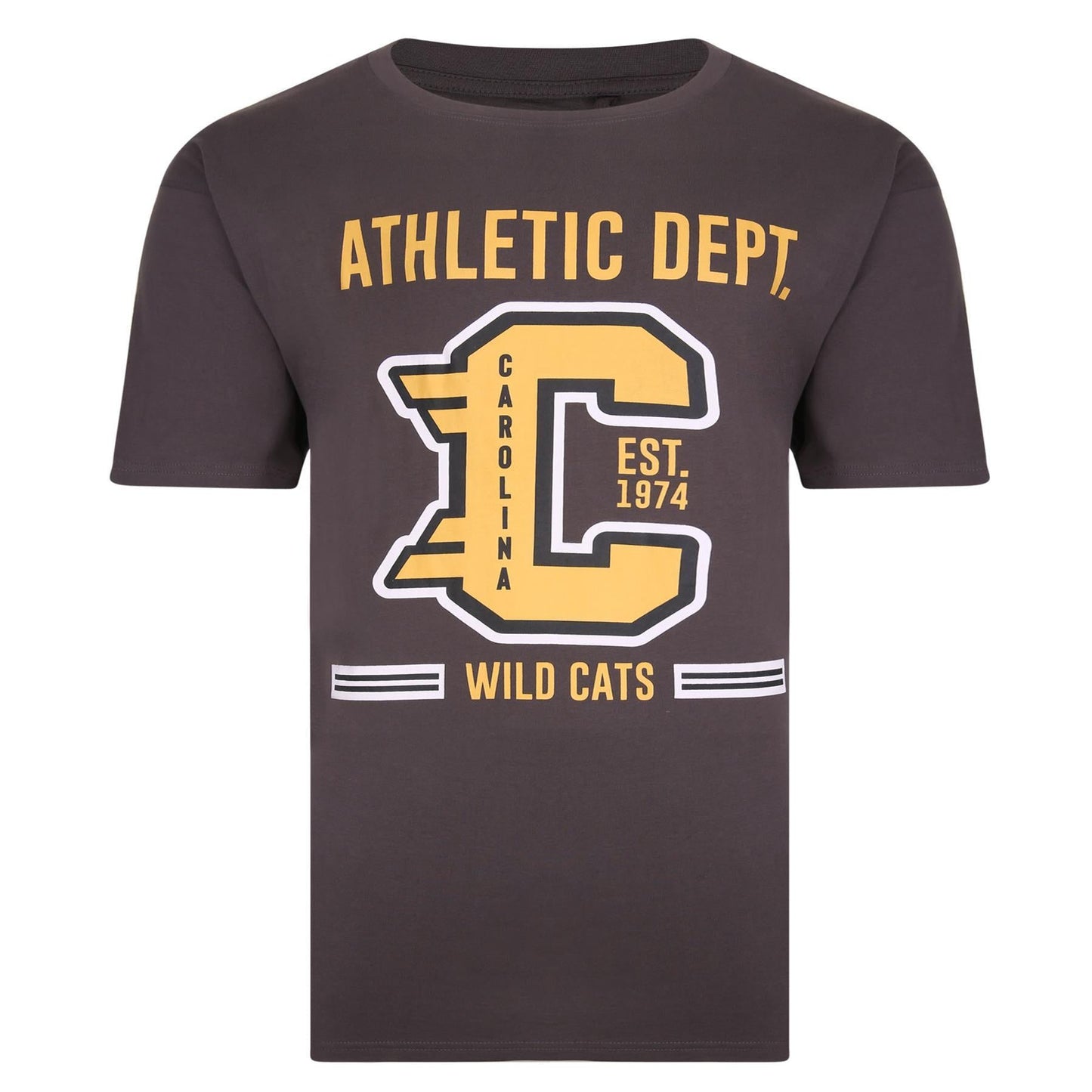 Kam - Twin Pack Athletic Tee In Charcoal-Navy 2Xl-8Xl