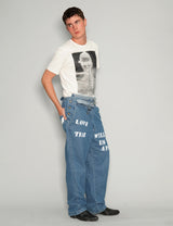 'Love Will Tear Us Apart' Dungarees