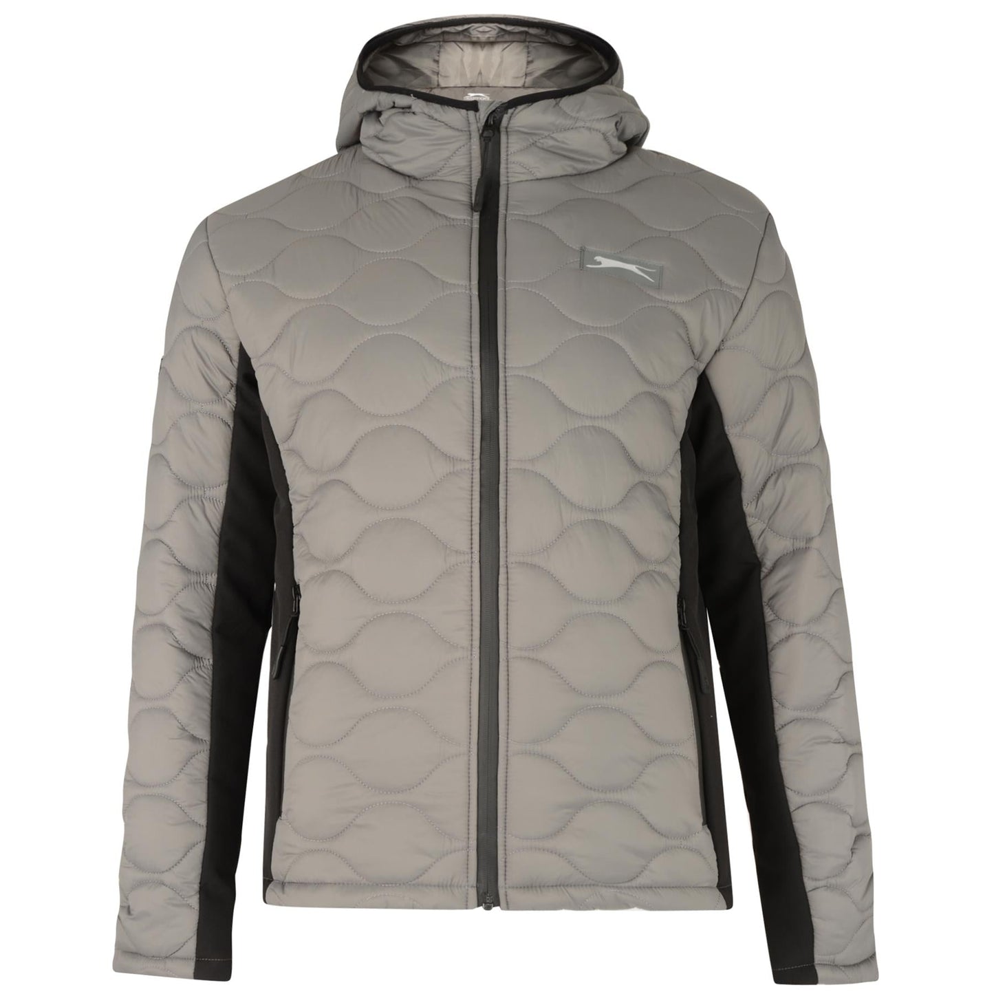 Slazenger Mens Big Size Chevron Quilted Jacket (Cash)