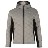 Slazenger Mens Big Size Chevron Quilted Jacket (Cash)