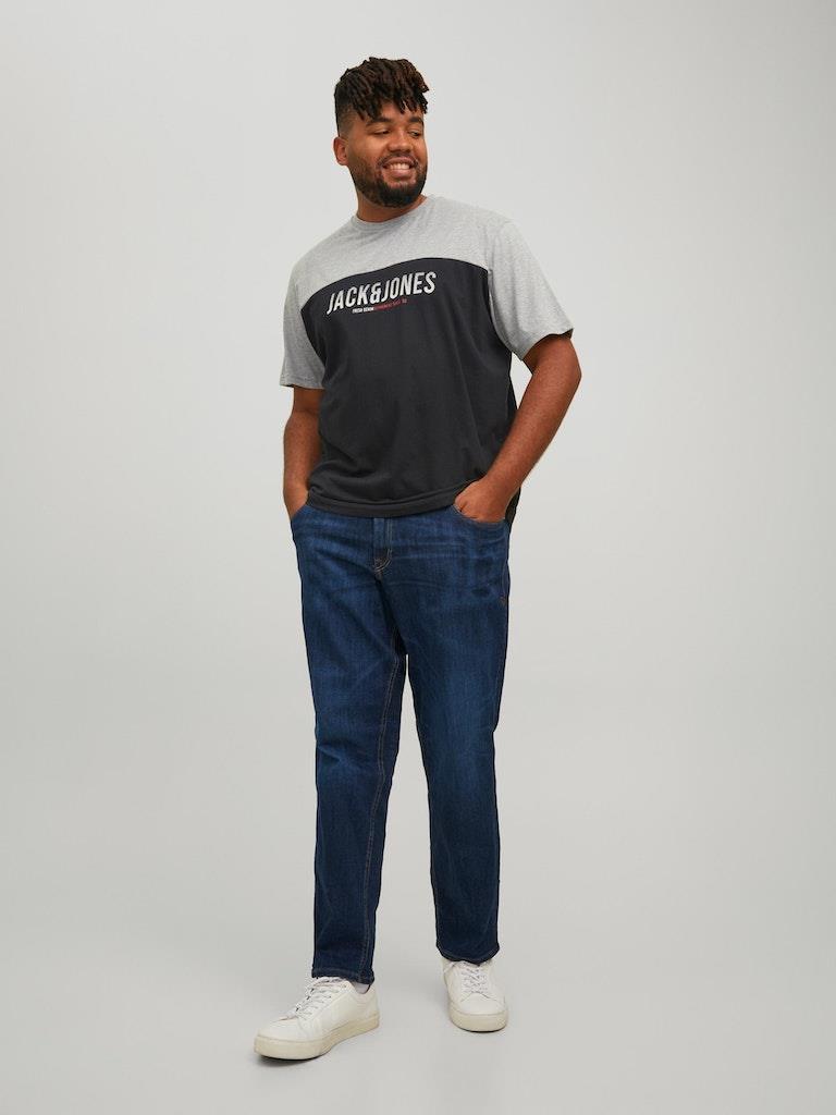 Jack & Jones Men's Plus Size Short Sleeved T-Shirt, 1XL to 6XL