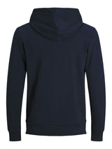 Jack & Jones Sweatshirt Zip Hoodie For Men (JJEBASIC) in 3 Colours, L-XL