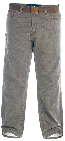Duke Bedford Cord With Belt (Brown 1551) Waist 42 to 60"