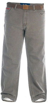 Duke Bedford Cord With Belt (Brown 1551) Waist 42 to 60"
