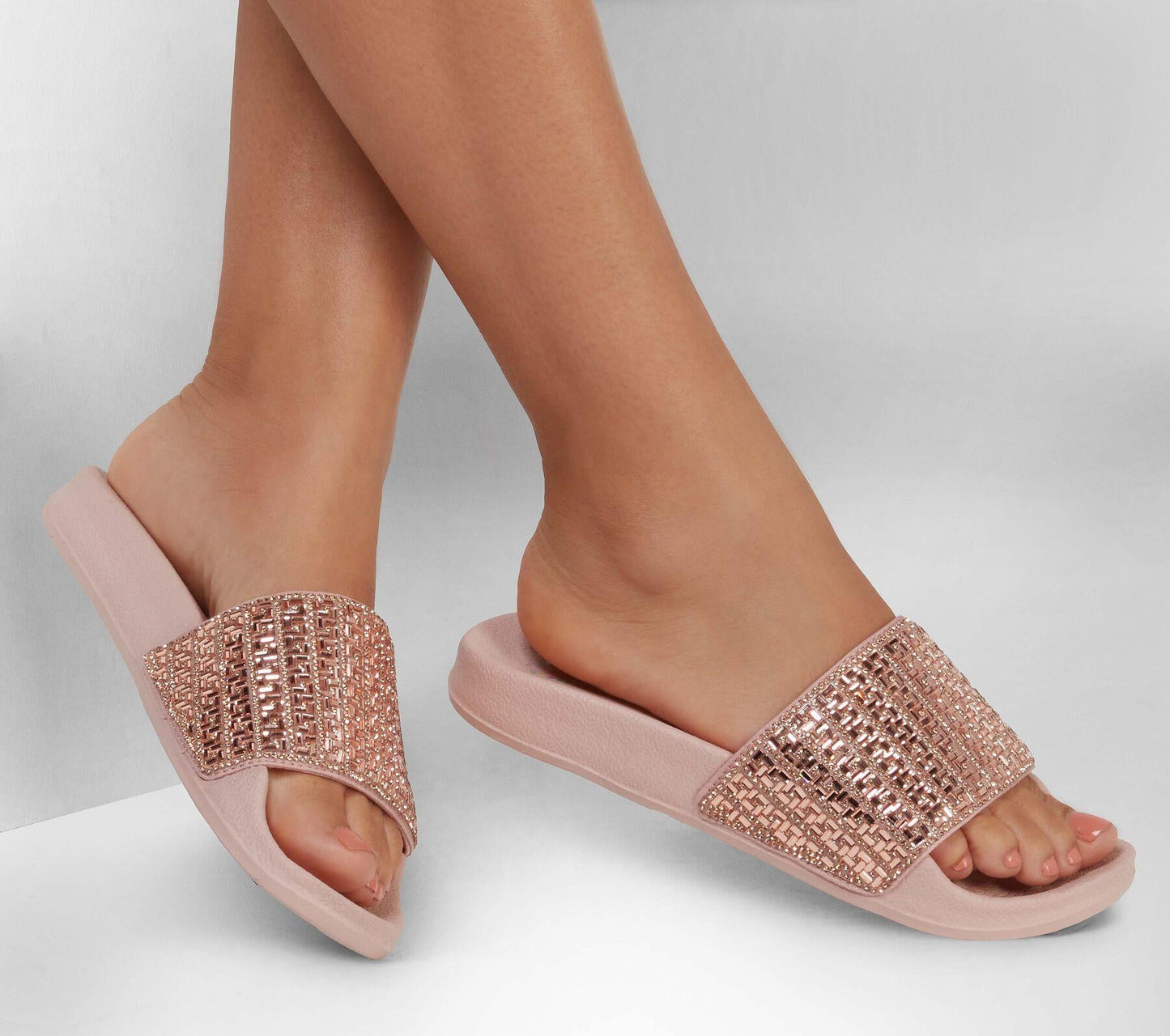 Skechers (GAR119320) Mule Ladies Summer Pop Ups New Spark Slippers in UK 3 to 8