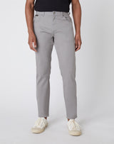 Wrangler Mens Texas Slim Shale Grey Trousers