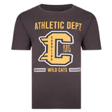 Kam - Twin Pack Athletic Tee In Charcoal-Navy 2Xl-8Xl