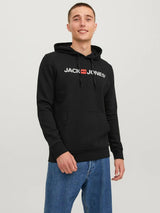 Jack & Jones Old Logo Sweat Hood For Men (JJECORP) in 3 Colours, Large