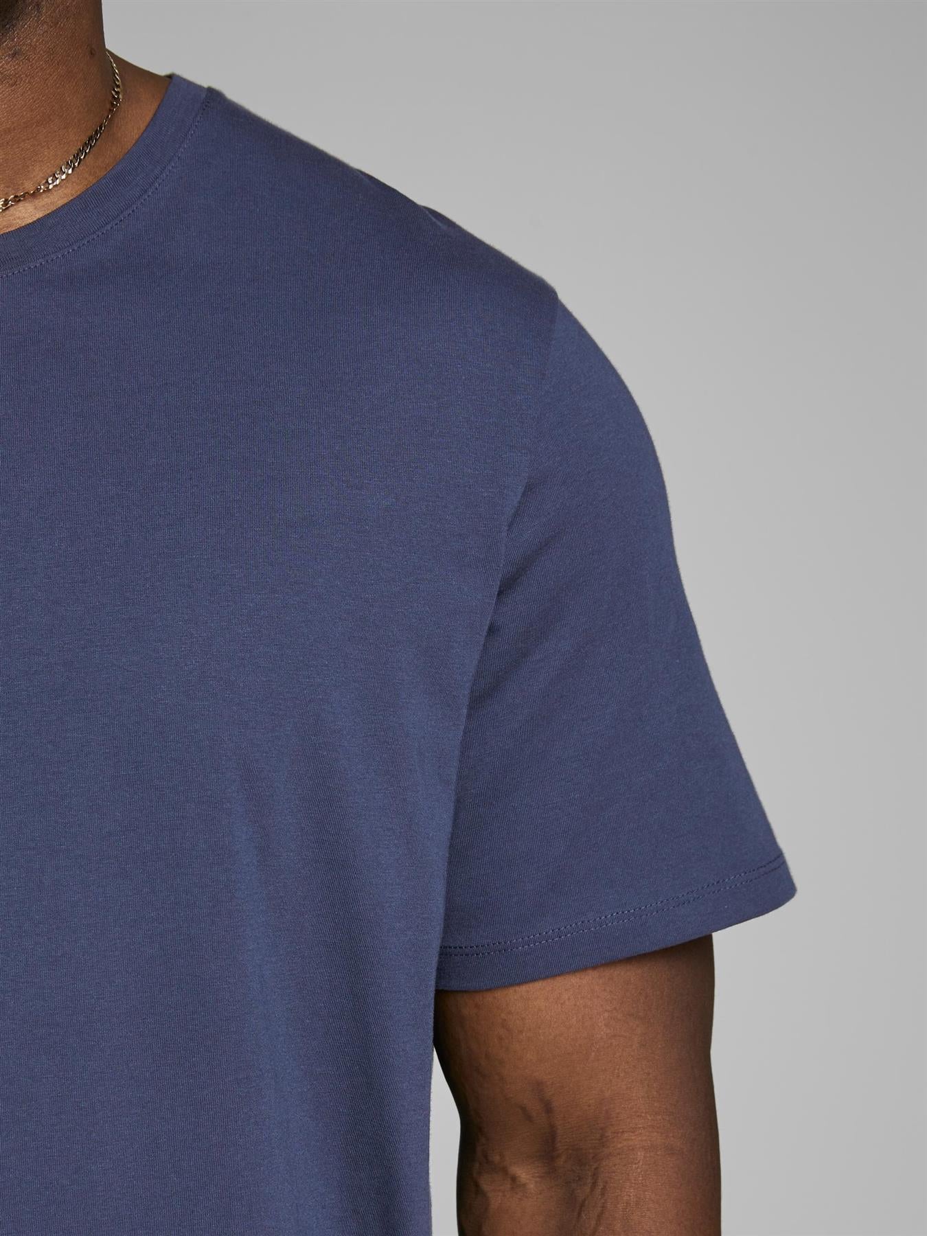 Jack & Jones Mens Plus Size Organic Cotton Basic Tee