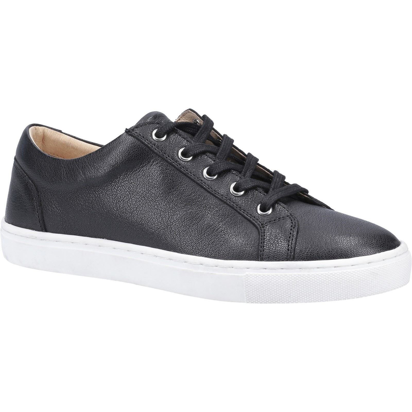Hush Puppies Tessa Laces Ladies Shoes in Black
