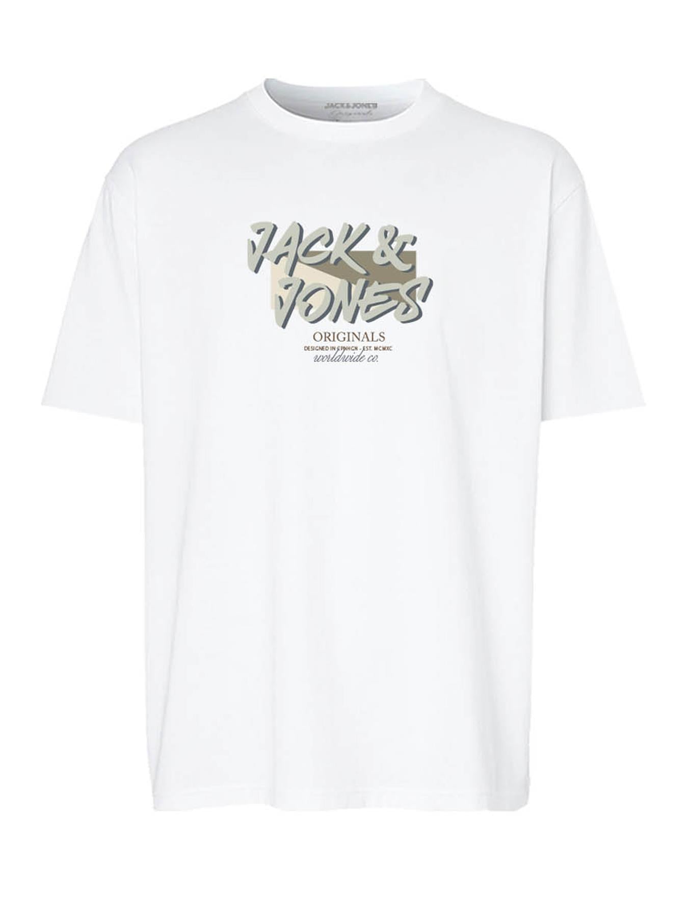 Jack & Jones Short Sleeves T-shirt For Men (JORVARENNA) 4 Colours, S-XXL