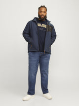 Jack & Jones Men's Big Size Jjecaleb Varsity Crew Neck T-Shirt 2 Colours, 2XL to 6XL