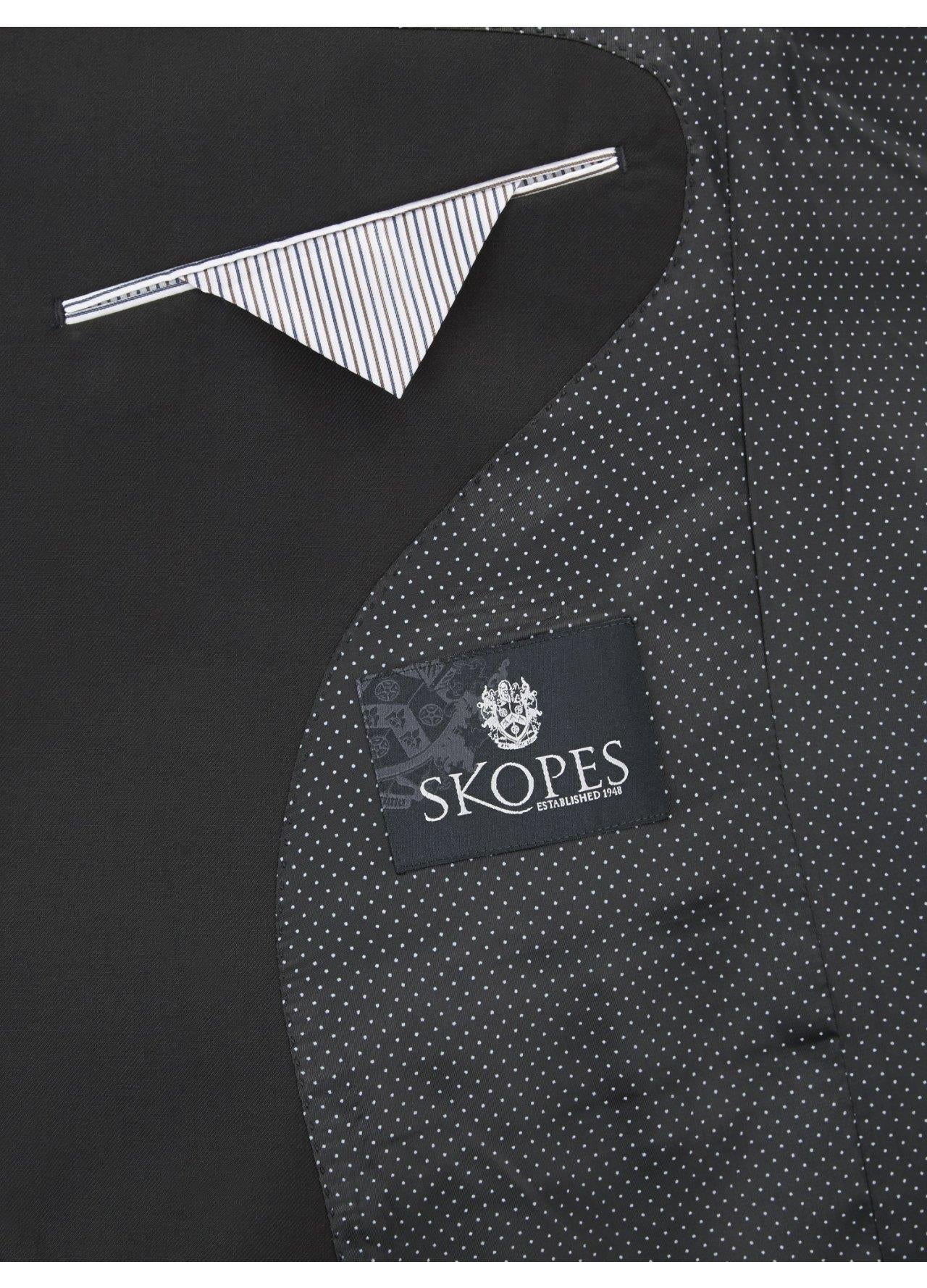 Skopes Madrid Tailored Fit Suit Jacket in Black Size 34 - 72