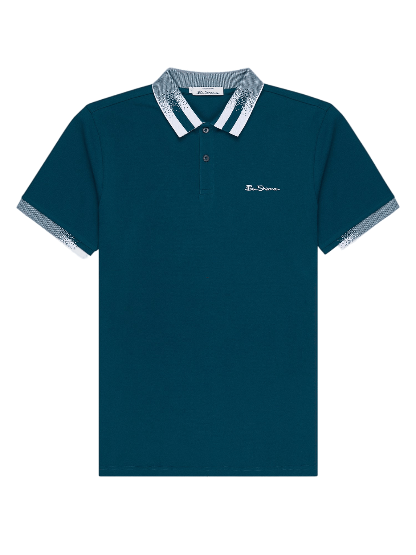 Ben Sherman Men's Regular Fit Collar Interest Organic Cotton Polo Shirt (0063364) M-XXL