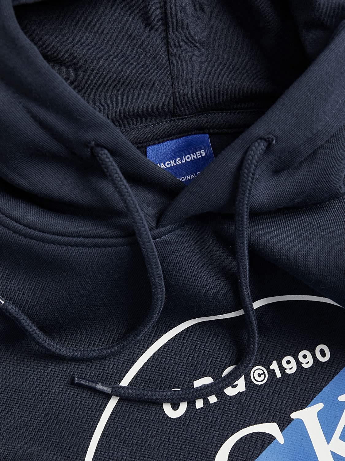 Jack & Jones Men's Plus Size JORCODYY Sweat Hoodie in 2 Colours 1XL to 6XL
