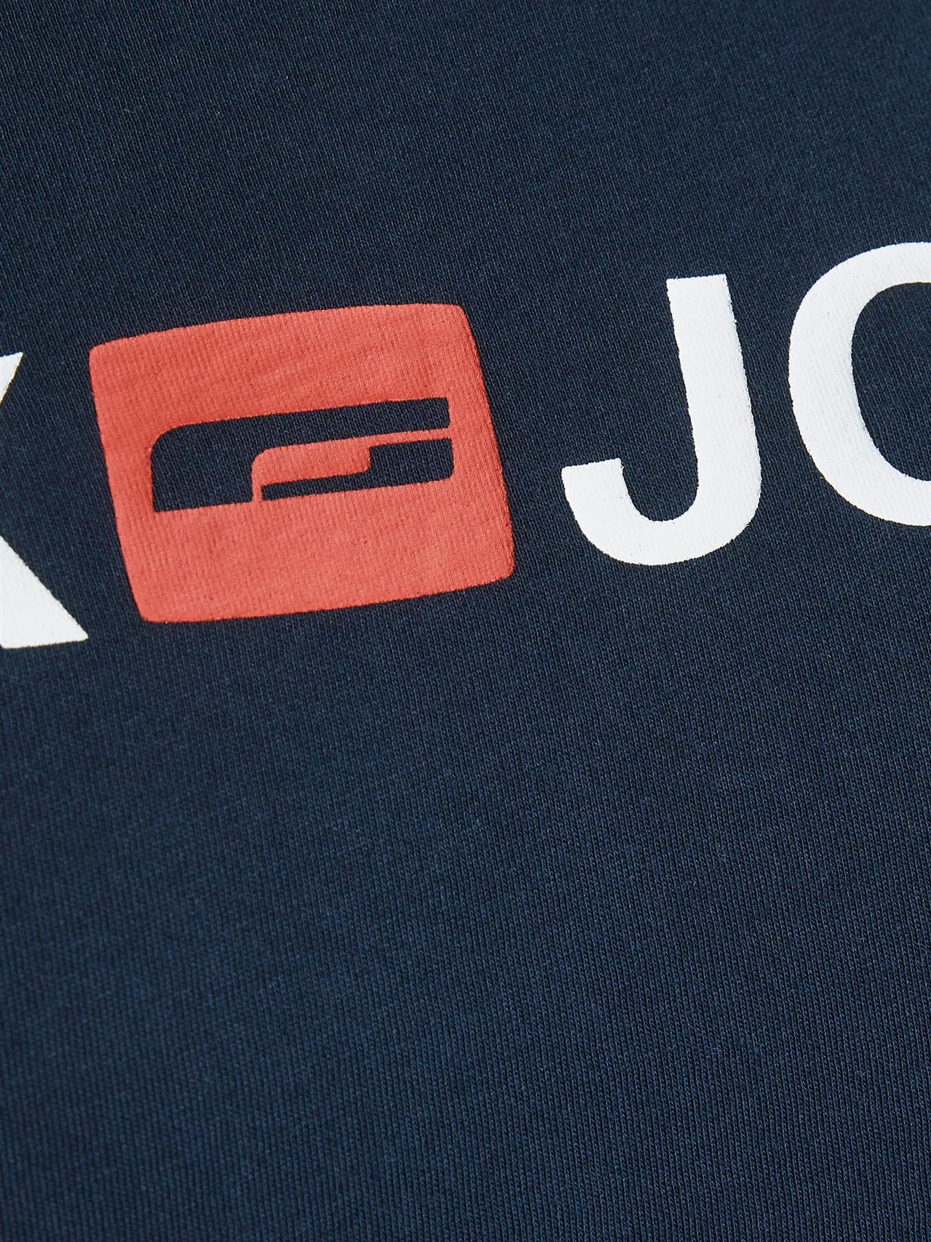 Jack & Jones Mens Plus Corp Logo Printed Tee