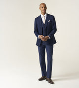 Skopes Caspian Suit Waistcoat For Men in Navy Blue, 34R-62R
