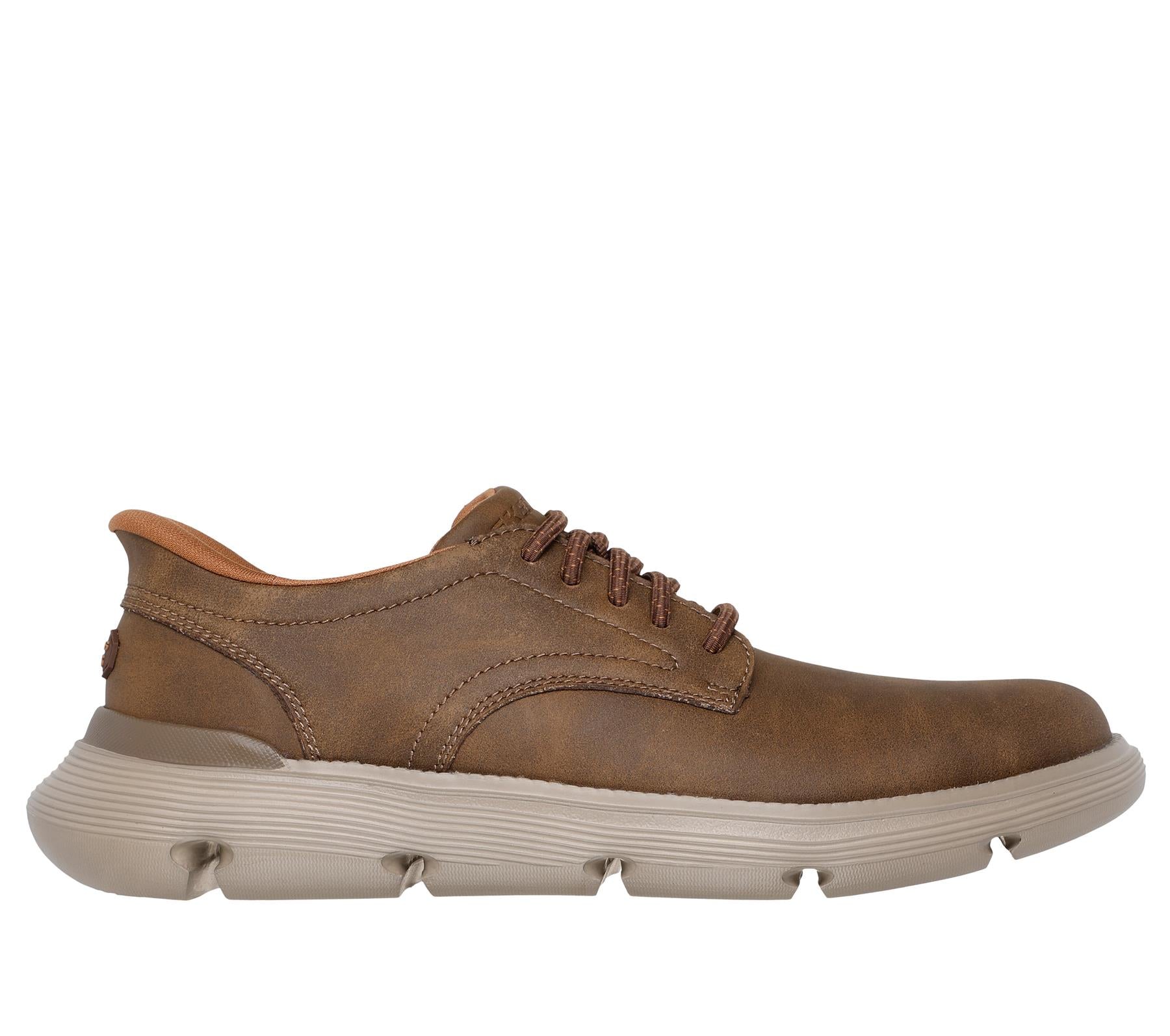 Skechers Slip On Shoe For Men Garza Duran Slip-Ins in Taupe, 6-13