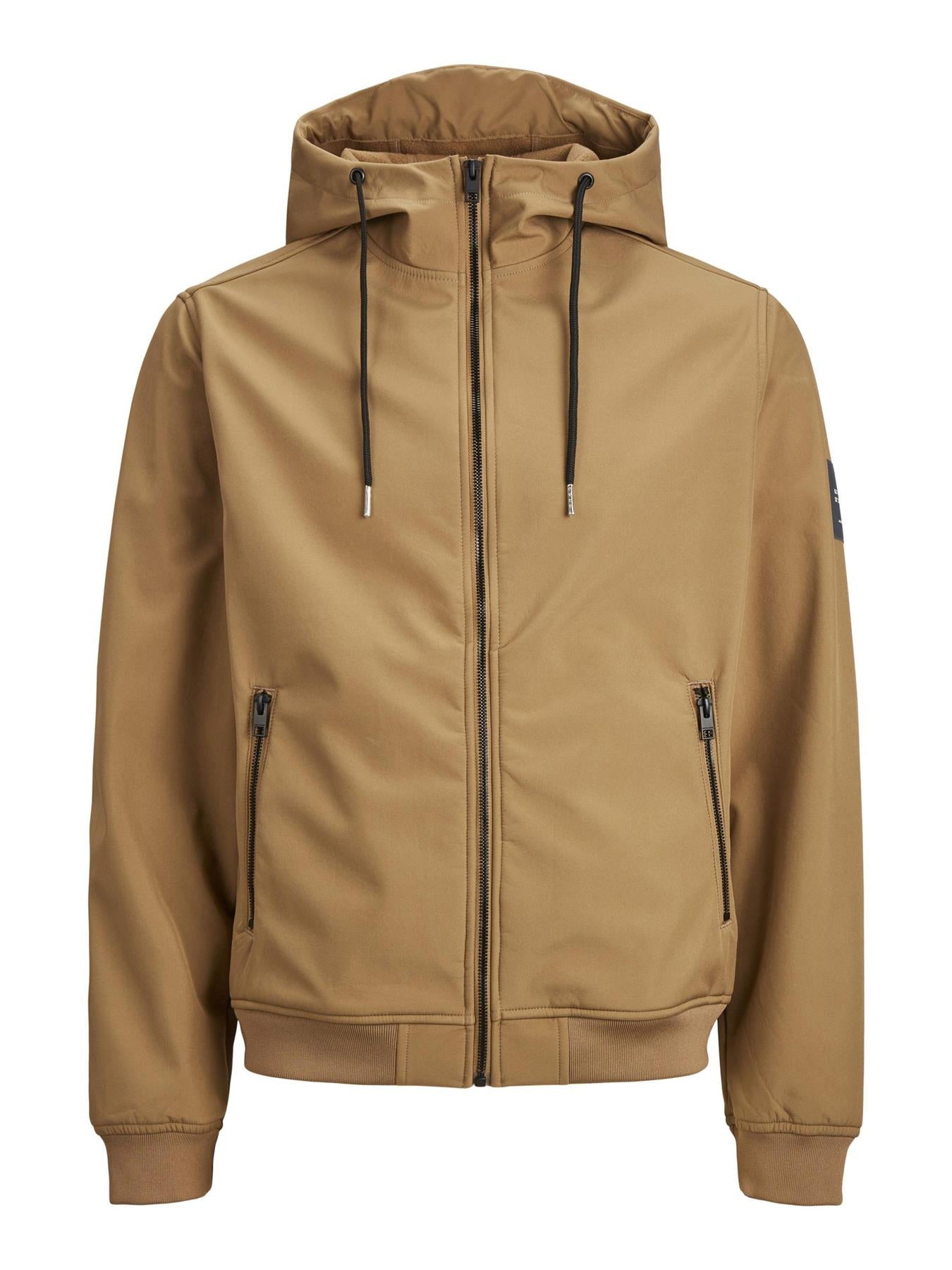 Jack & Jones Softshell Hoodie Jacket For Men (JJEBASIC) in 2 Colours, L-XL