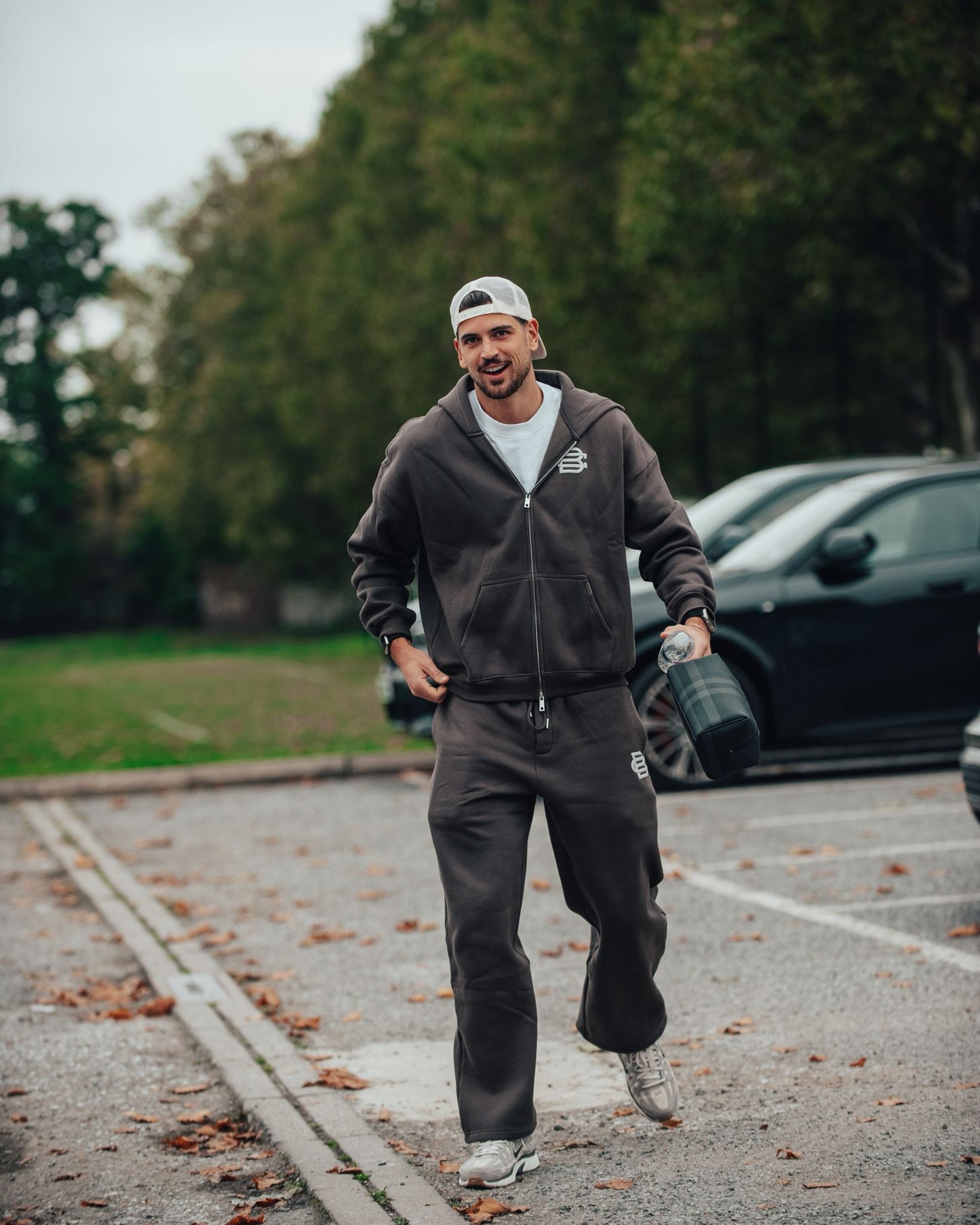 Back Club Basics Jogger - Storm Brown