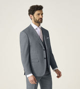 Skopes Anthony Suit Tailored Fit Jacket For Men in Grey Check, 36S-62L