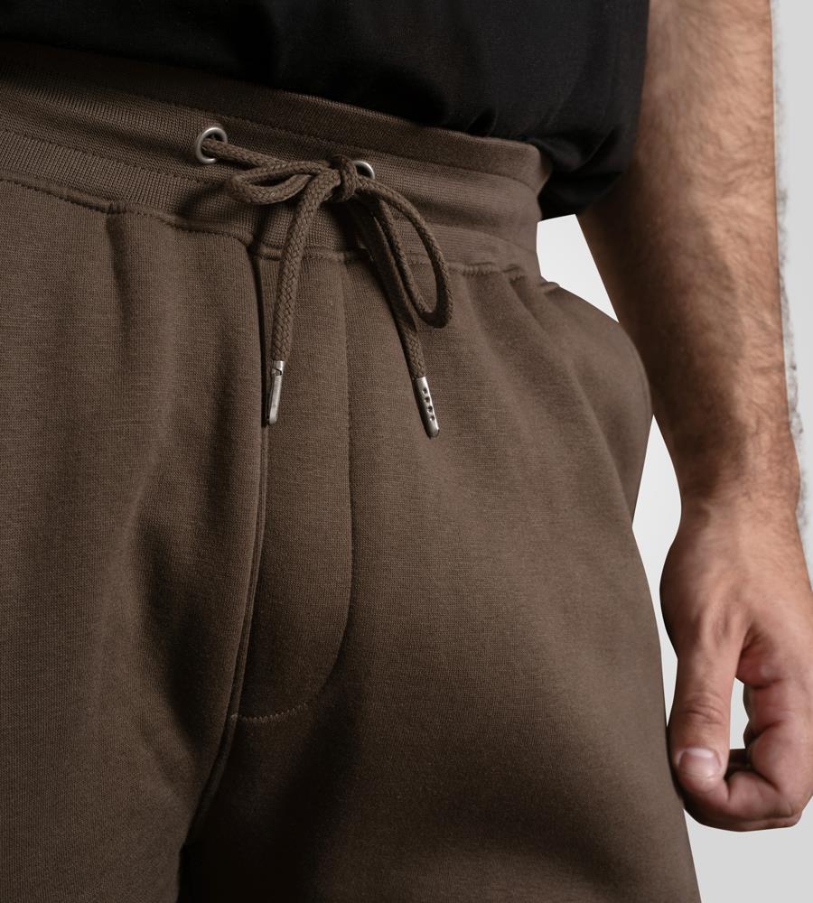 D555 EDINBURGH 2 Khaki Cargo Pocket Joggers For Men (Tall) With Ribbed Cuffs in Khaki, LT-1XLT
