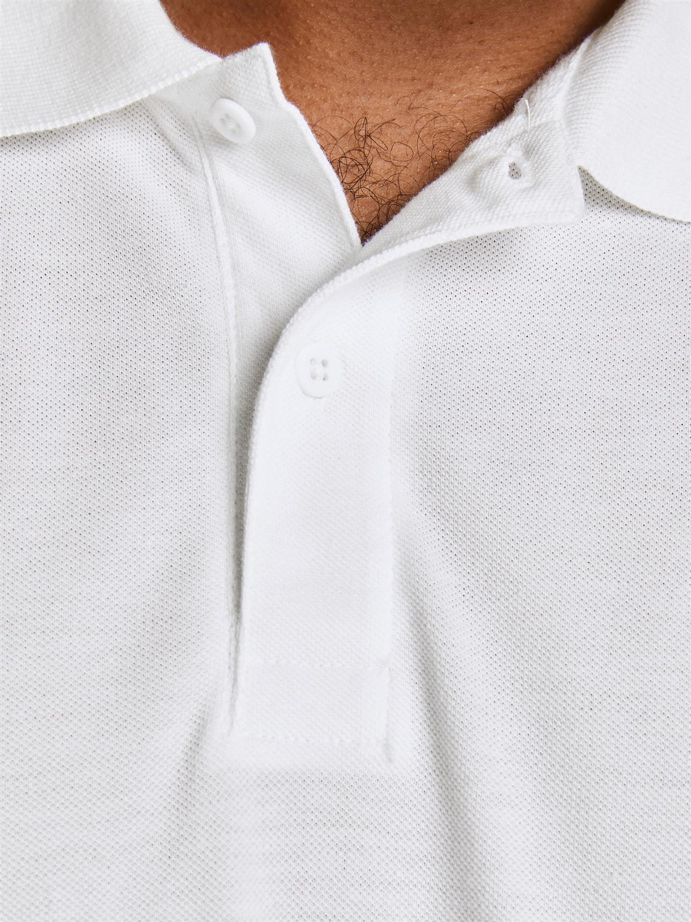Jack & Jones Plus Size Men's Pique Basic Polo in XL-6XL, 3 Colours