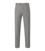 Skopes Dettori Suit Tailored Fit Trouser For Men ins Brown Blue Check, 30W-58W