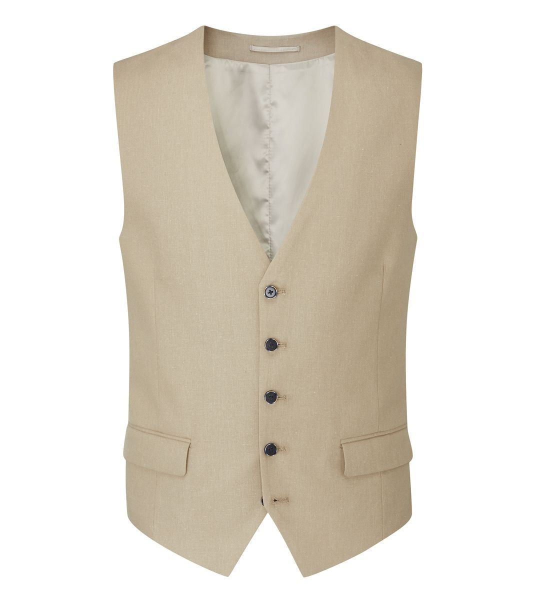 Skopes Tuscany Waistcoat For Mens MM10058 in Stone, 52R to 62R