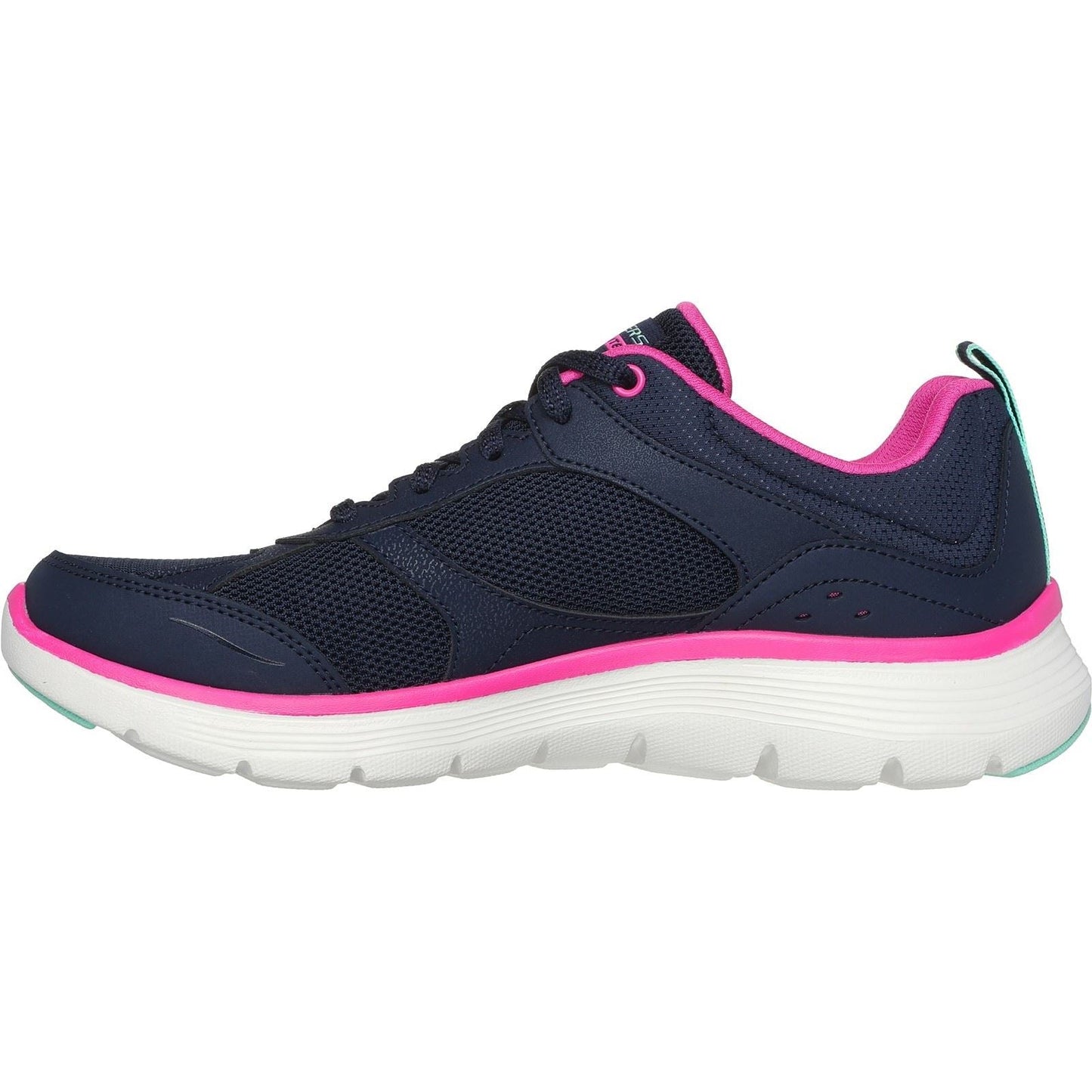 Skechers Women Trainers - Flex Appeal 5.0 Fresh Touch in Navy/Hot Pink, 3-8 - GAR150202