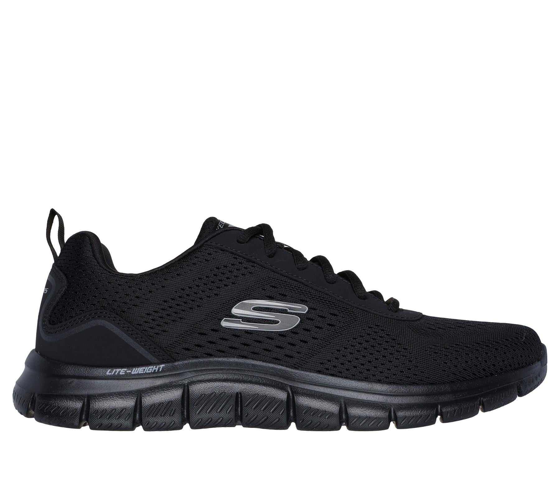 Skechers Lace Up Shoe For Men Track Leshur in Black, 5.5-13