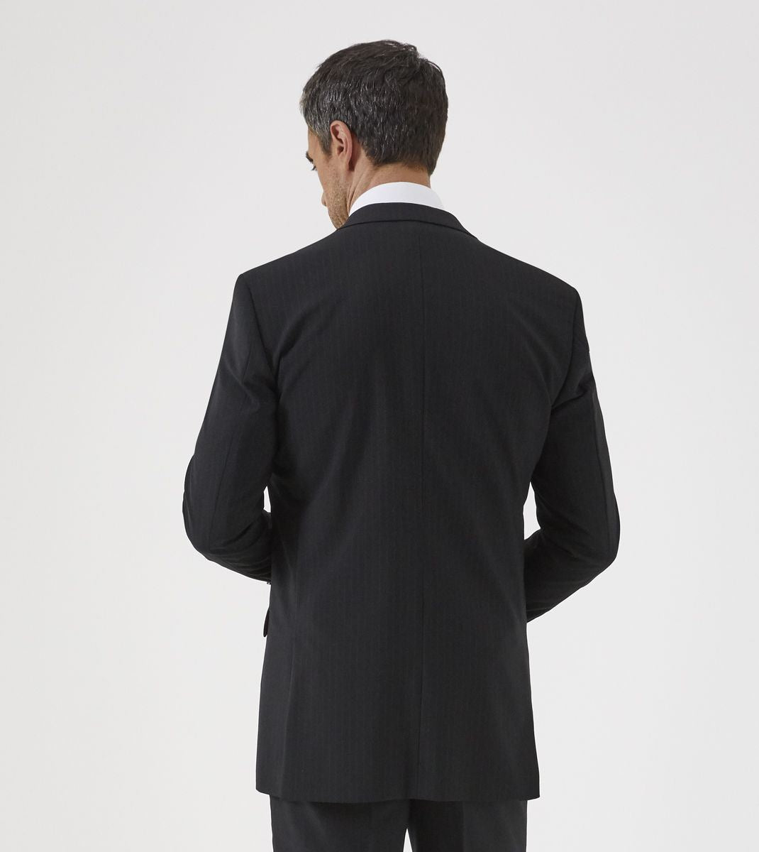 Skopes Darwin Suit Jacket For Men's in Black Stripe, 34S to 72L
