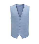 Skopes Lucien Suit Waistcoat For Men in Sky Blue, 34R-62R