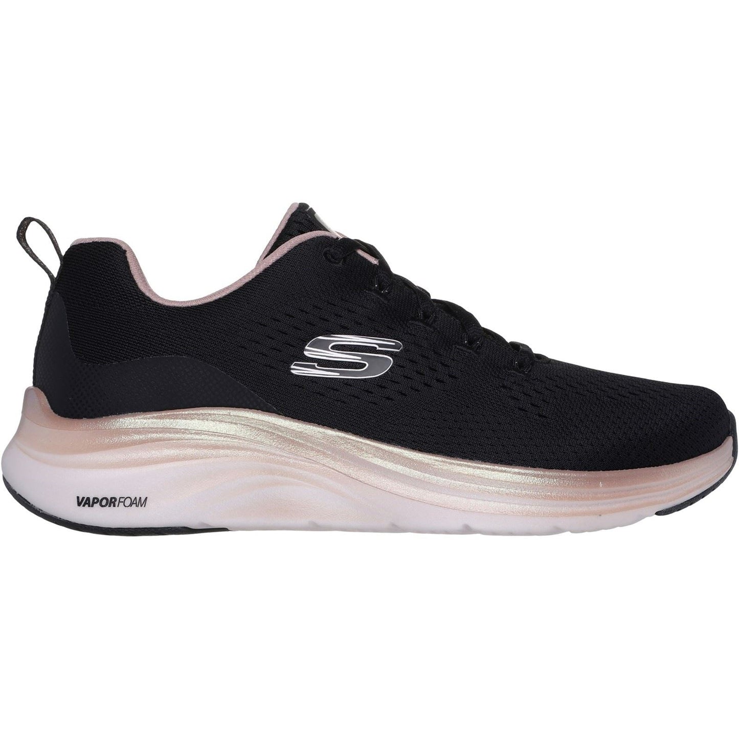Skechers Women Shoes - Vapor Foam - Midnight Glimmer in Black/Rose Gold, 3-8 - GAR150025