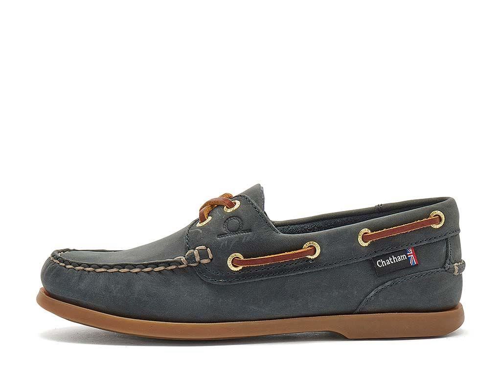 Chatham Women's Deck Lady II G2 Premium Leather Boat Shoes in 3 Colour Options 3 to 9